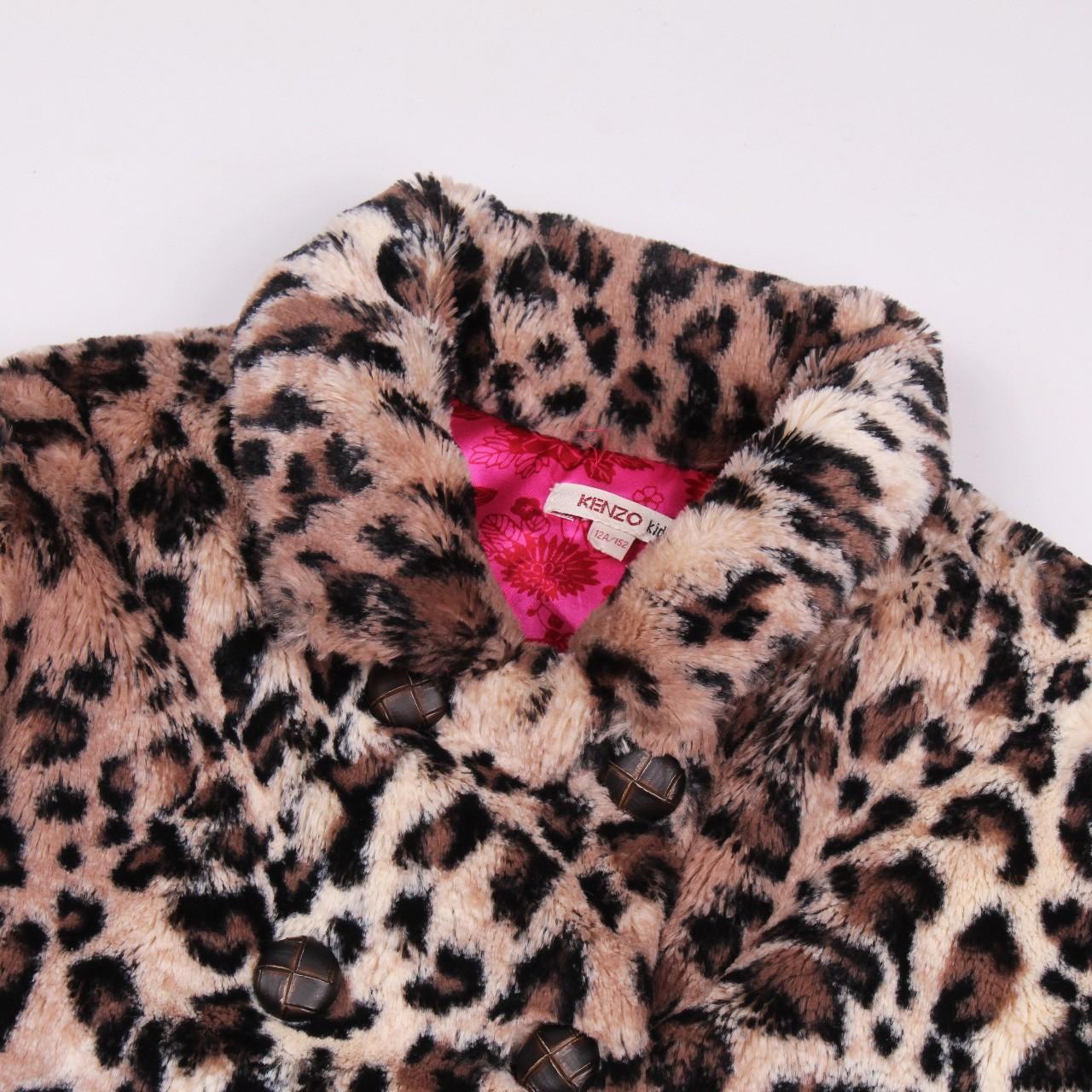 Kenzo leopard print coat best sale