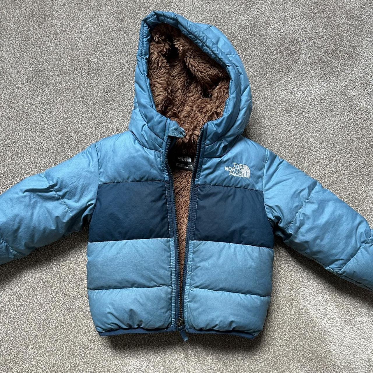 Baby North Face Coat , Blue, 12-18 Months, Fur Lined...