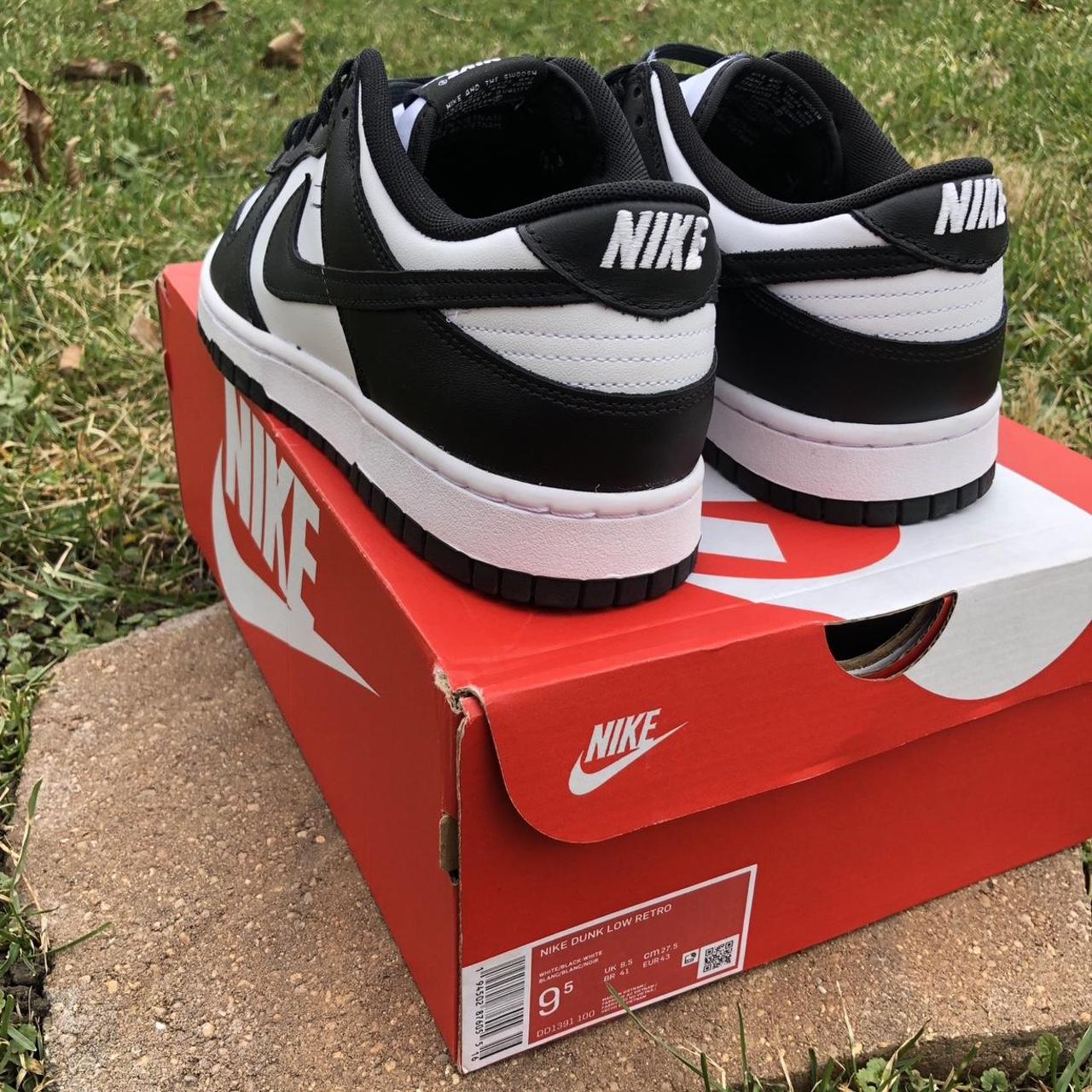 dunk low black and white 2021