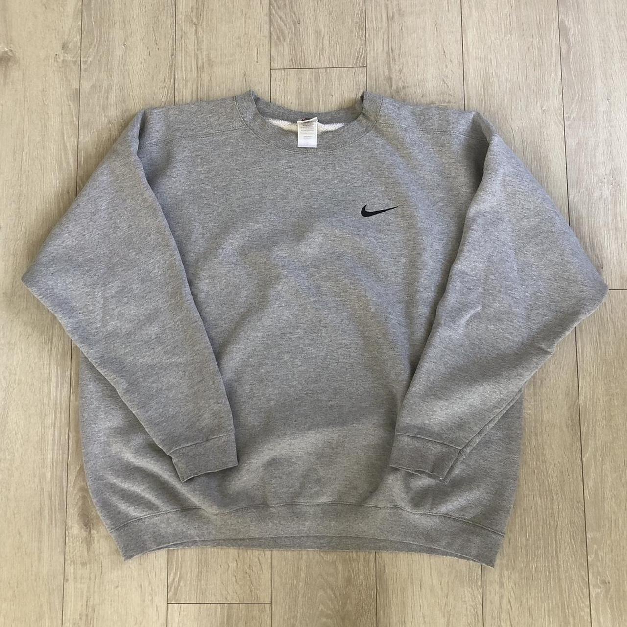 Nike Men's Grey Jumper | Depop