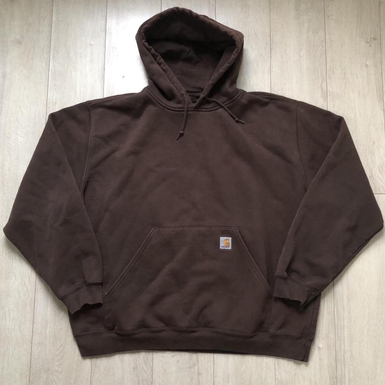 Vintage carhartt hoodie Mens 2XL Good condition... - Depop