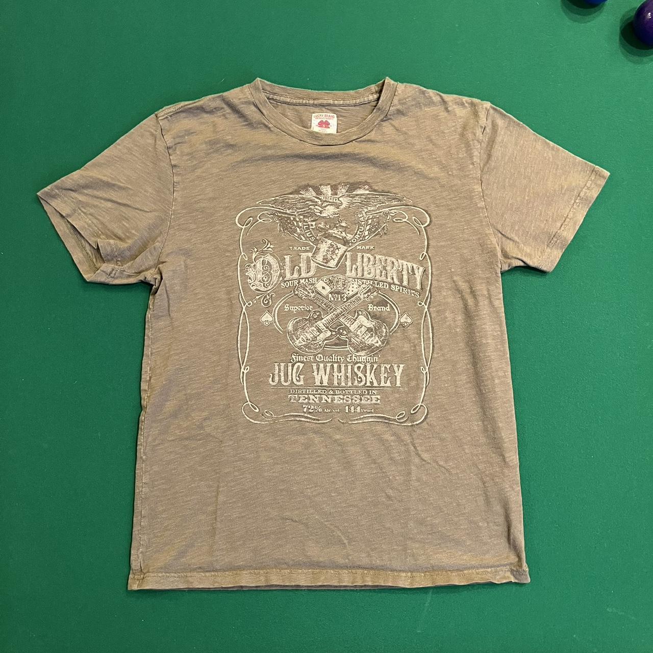 Lucky Brand Men's Green Tshirt Depop