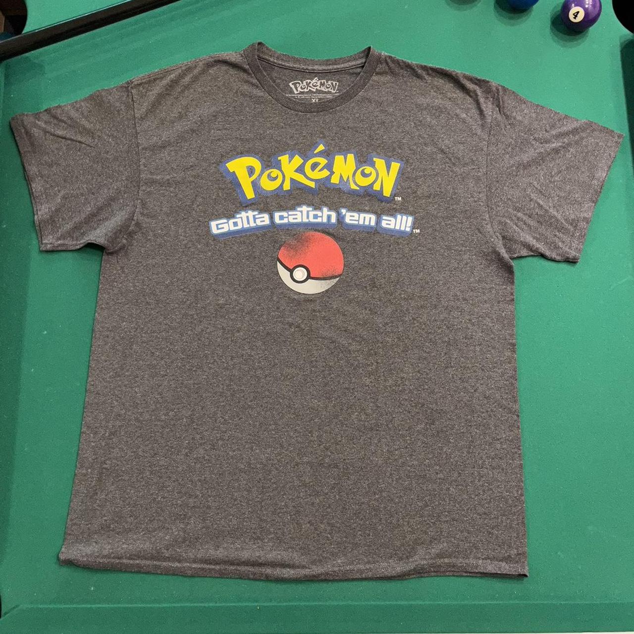 Pokémon Men's Grey T-shirt | Depop