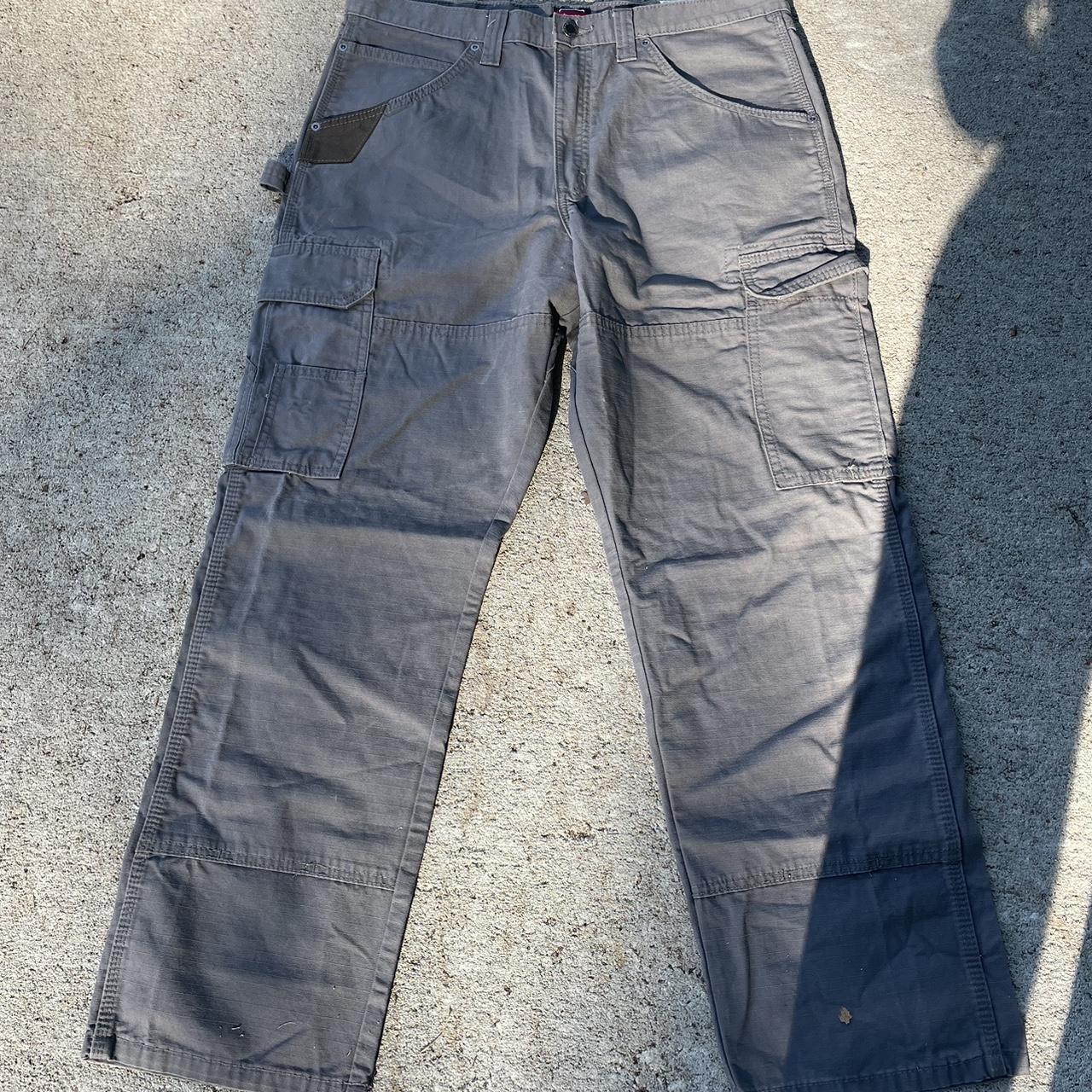 Y2K Wrangler Canvas Pants Size: 36x30 - Depop