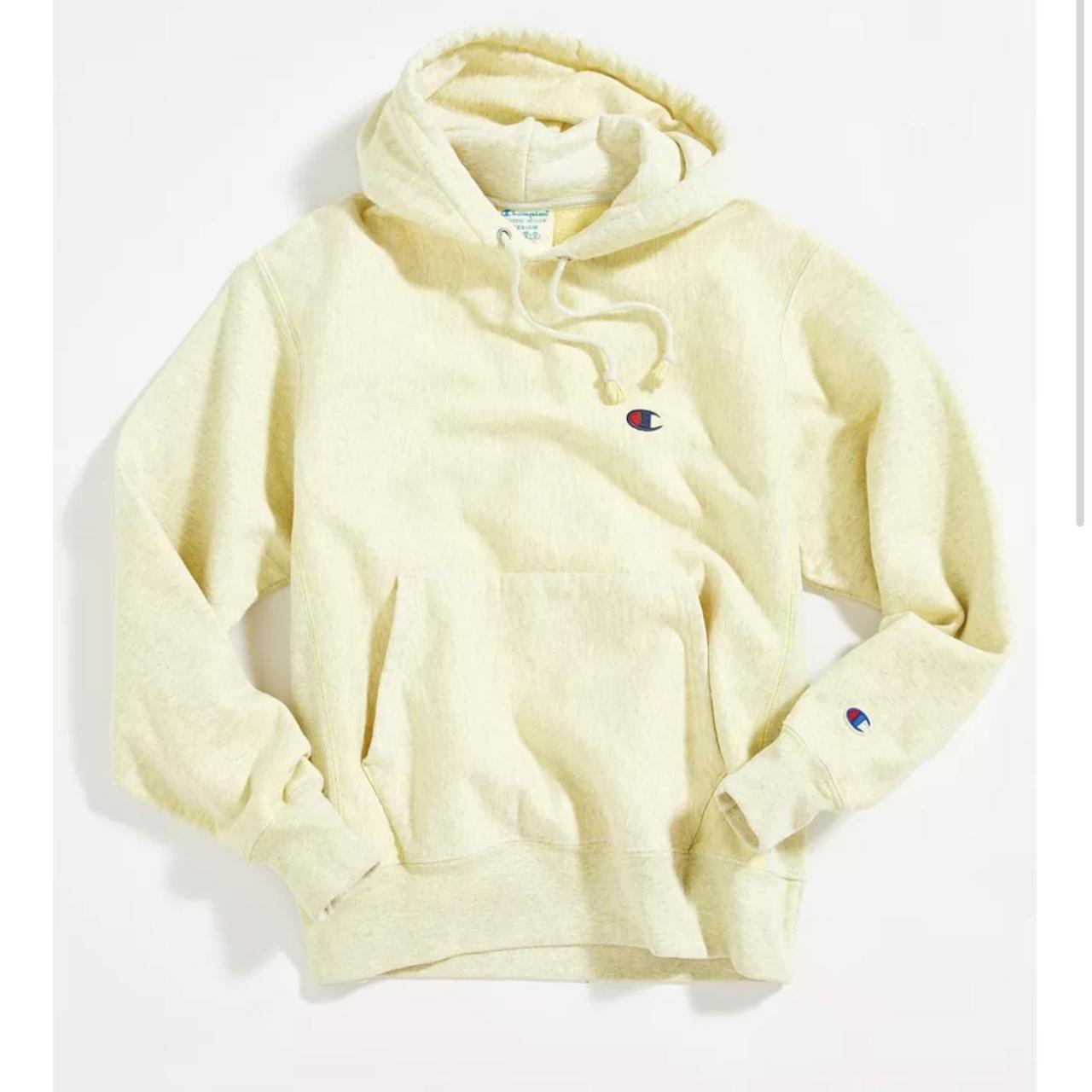 Champion pale 2025 yellow hoodie