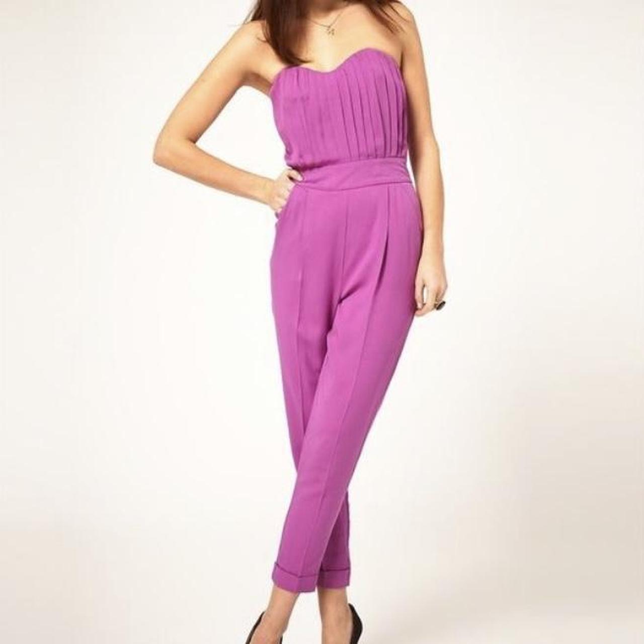 purple and pink jumpsuit