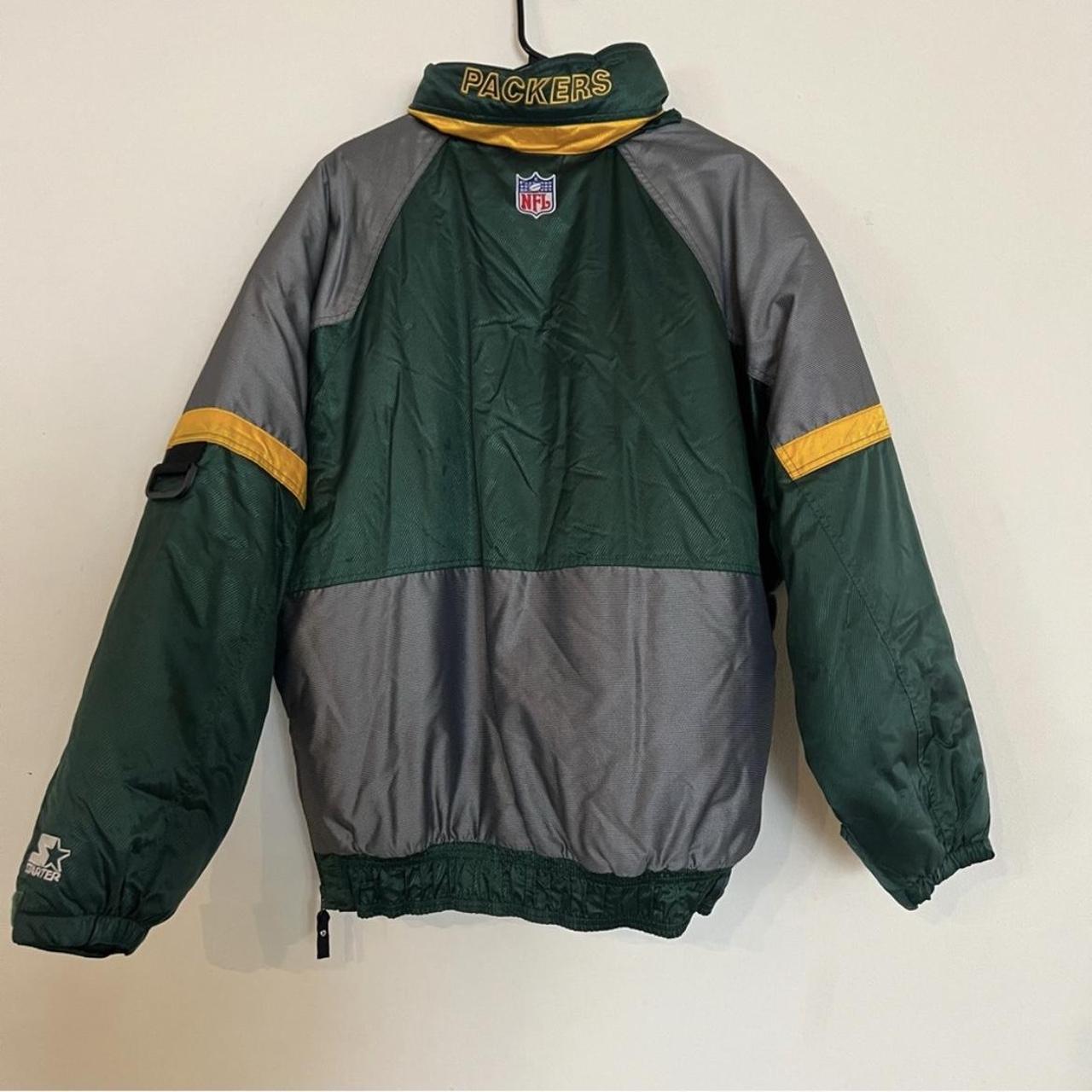 Vintage Green Bay Packers Starter Jacket Size - Depop