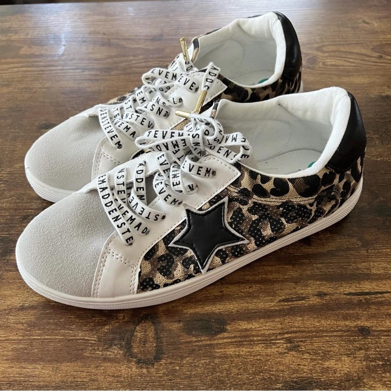 Steve madden sale trainers leopard