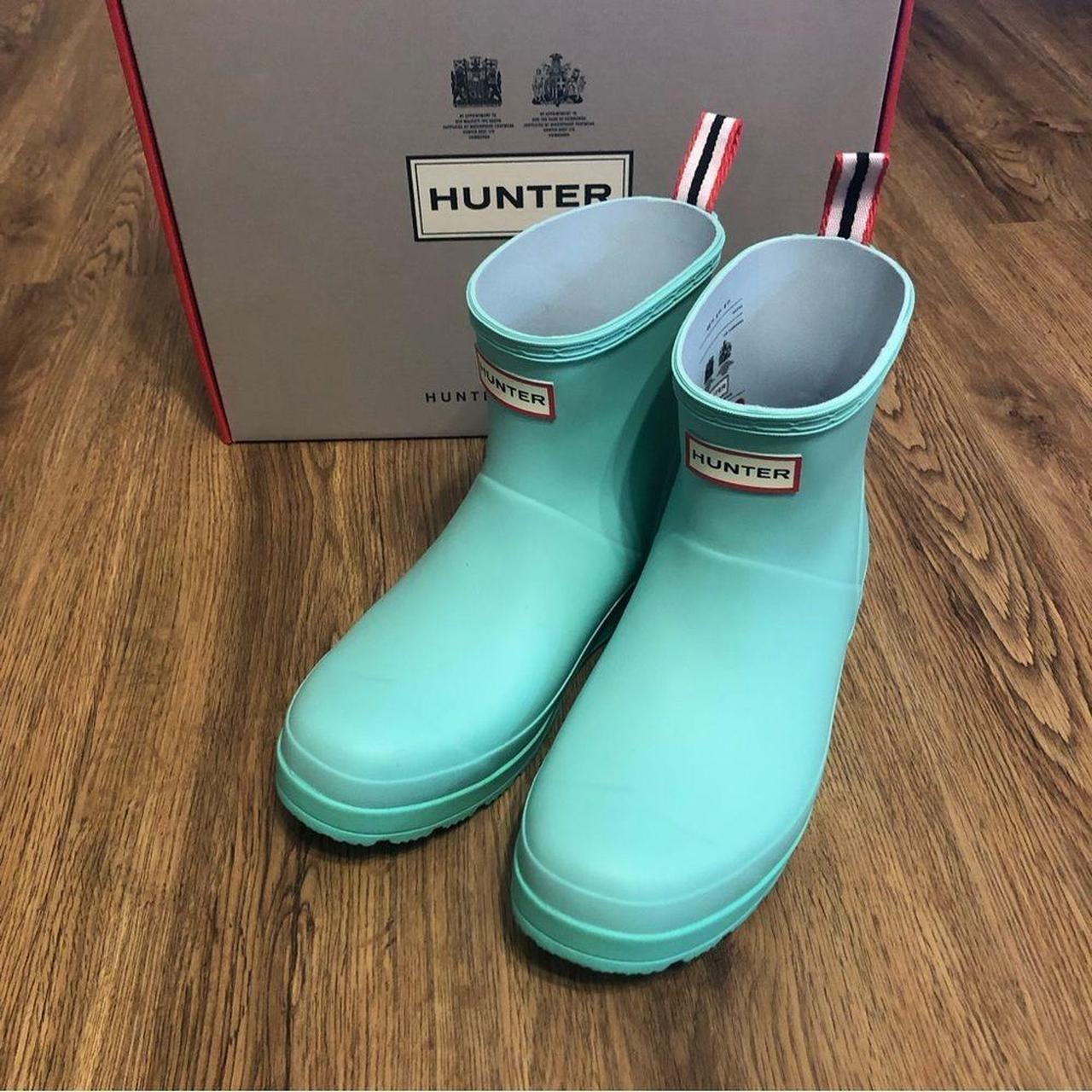 authentic-hunter-rain-short-ankle-boots-booties-depop