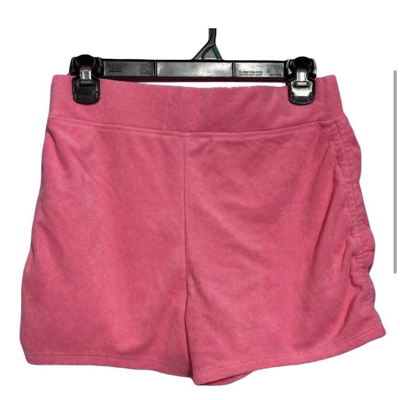 Pink Juicy Couture Shorts Crown embroidered logo | Depop