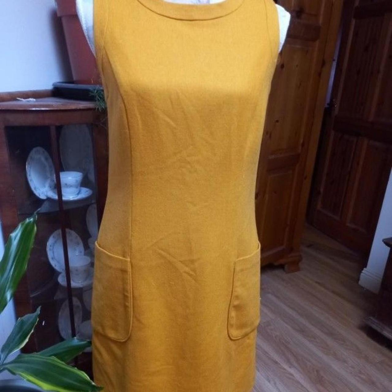 Ladies Oasis mustard coloured dress beautiful. Depop