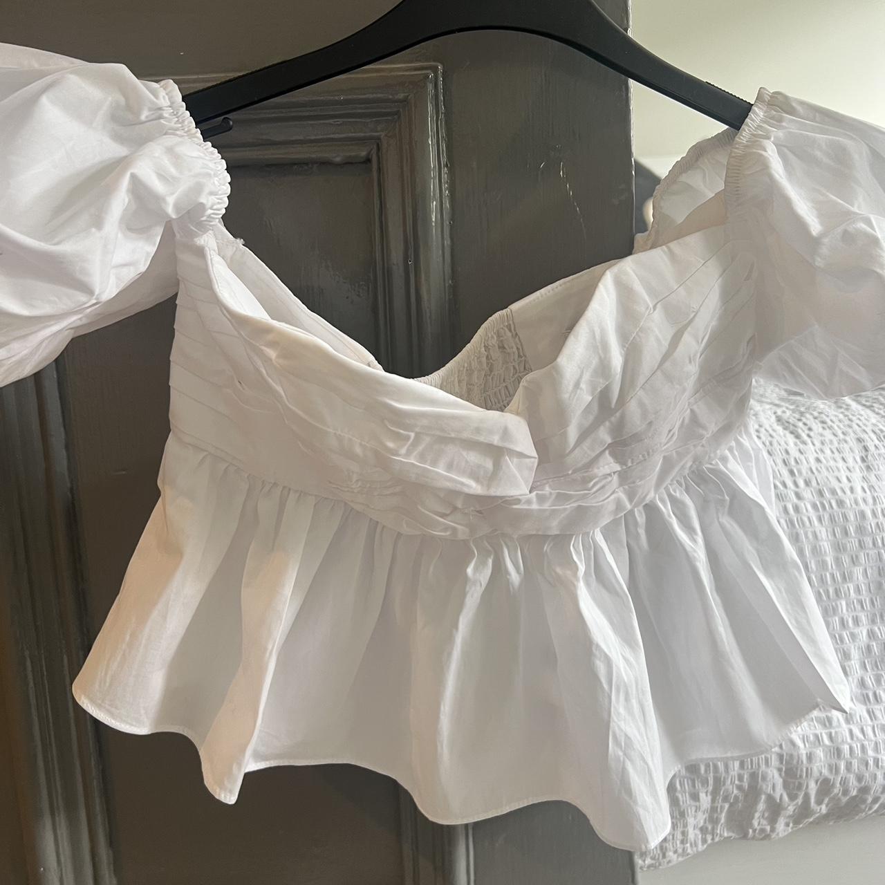 Zara corset white top Size XS Never worn still... Depop