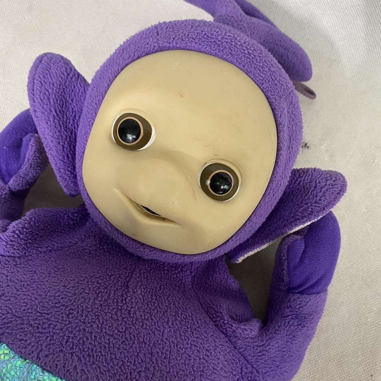 Vintage retro 90’s Y2K Tinky Winky Teletubby Soft... - Depop