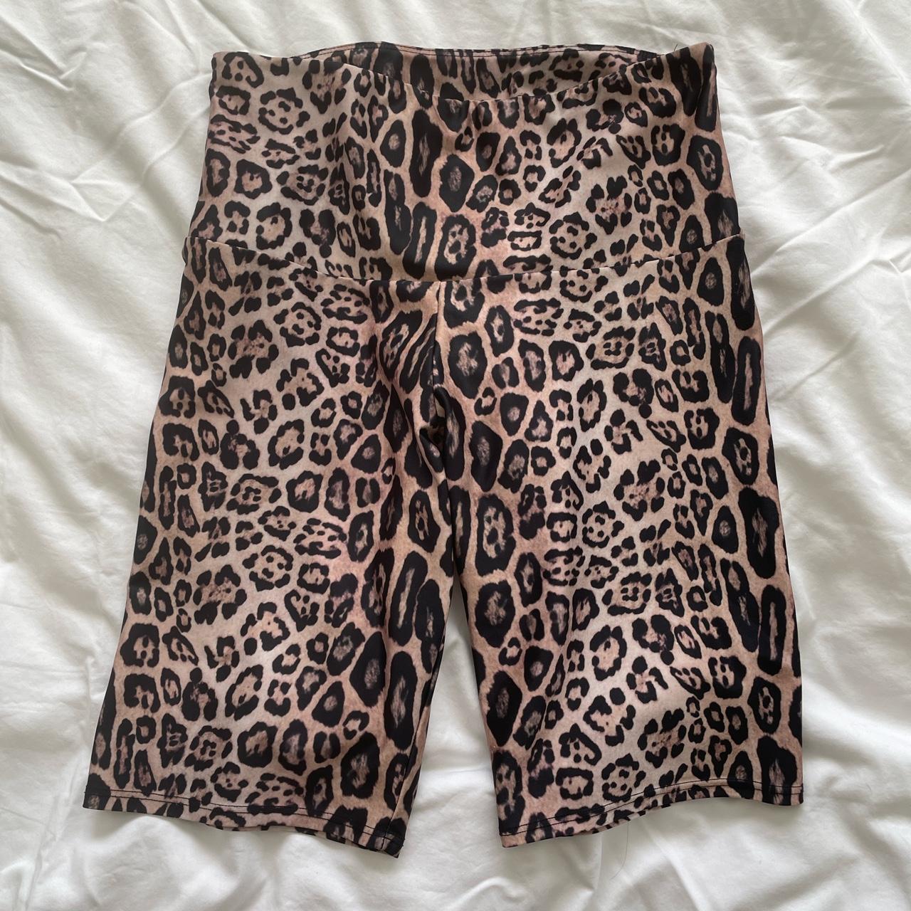 Onzie leopard clearance bike shorts