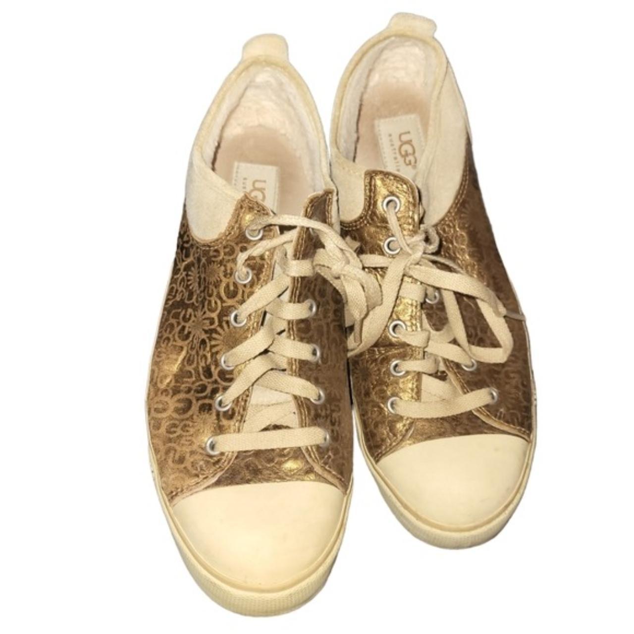 Ugg sales gold trainers