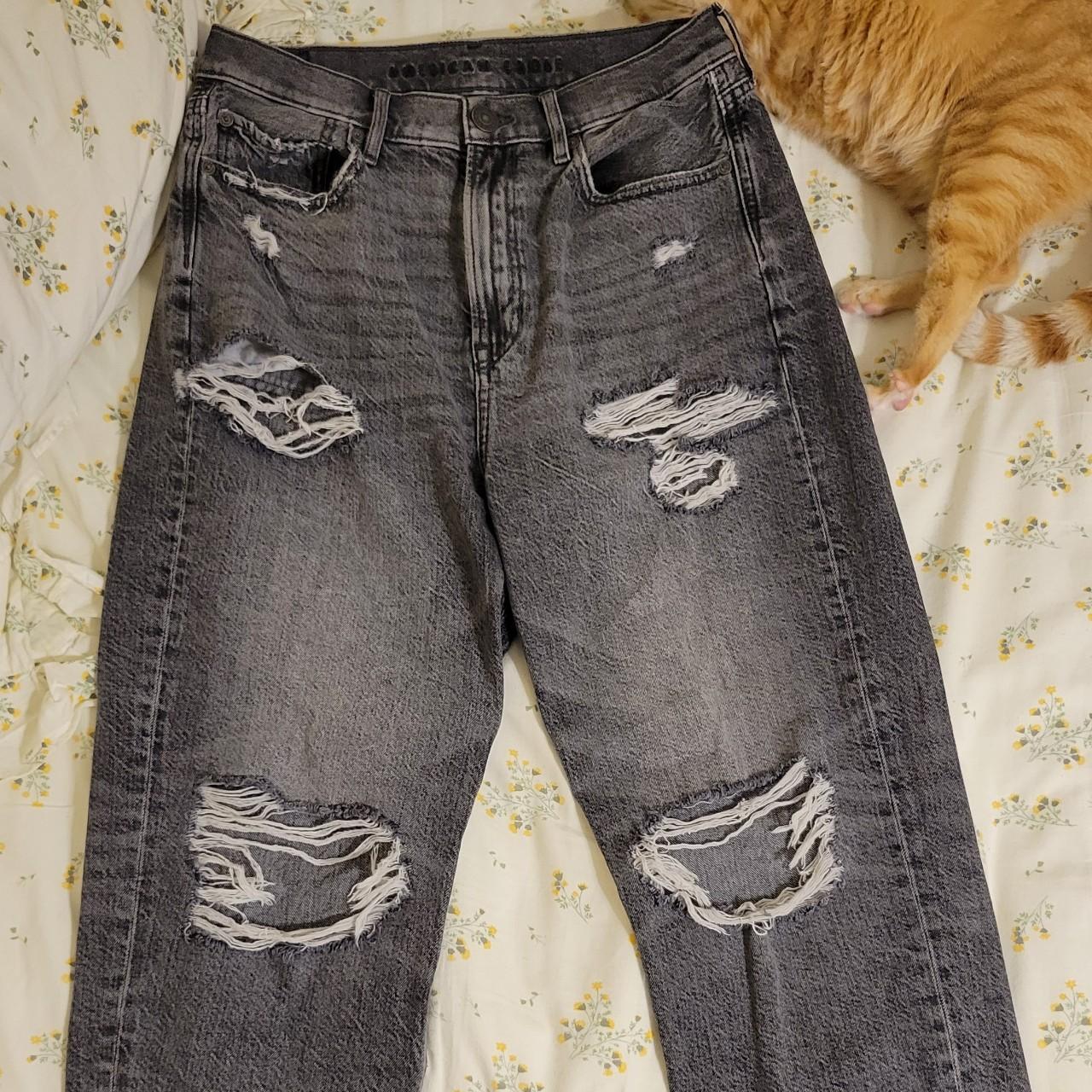 american eagle 90s boyfriend straight jeans love... Depop