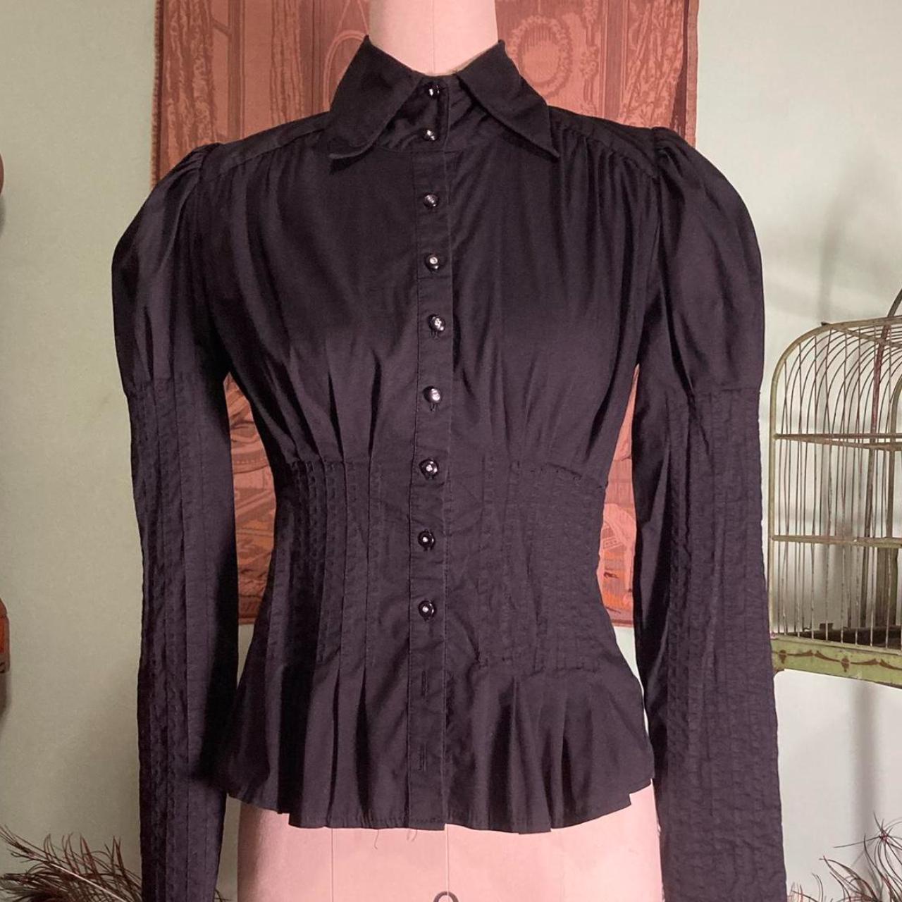 Bebe Men's Black Blouse Depop
