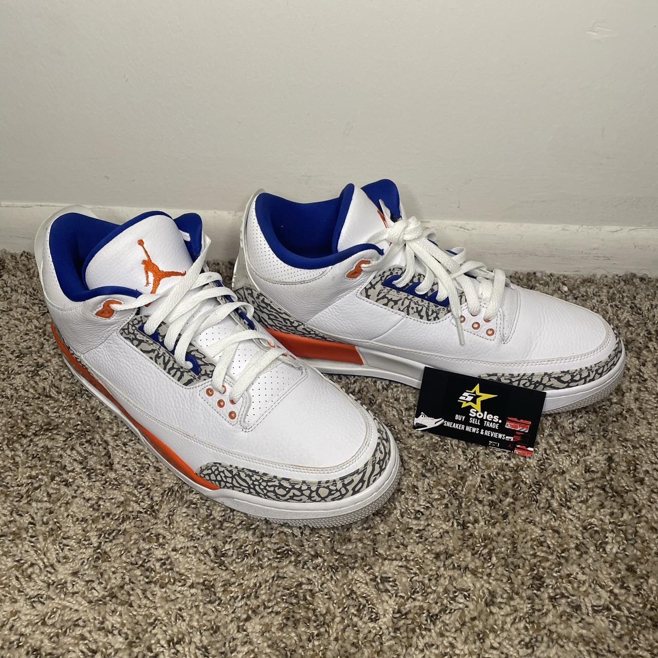 jordan 3 retro knicks men's shoe