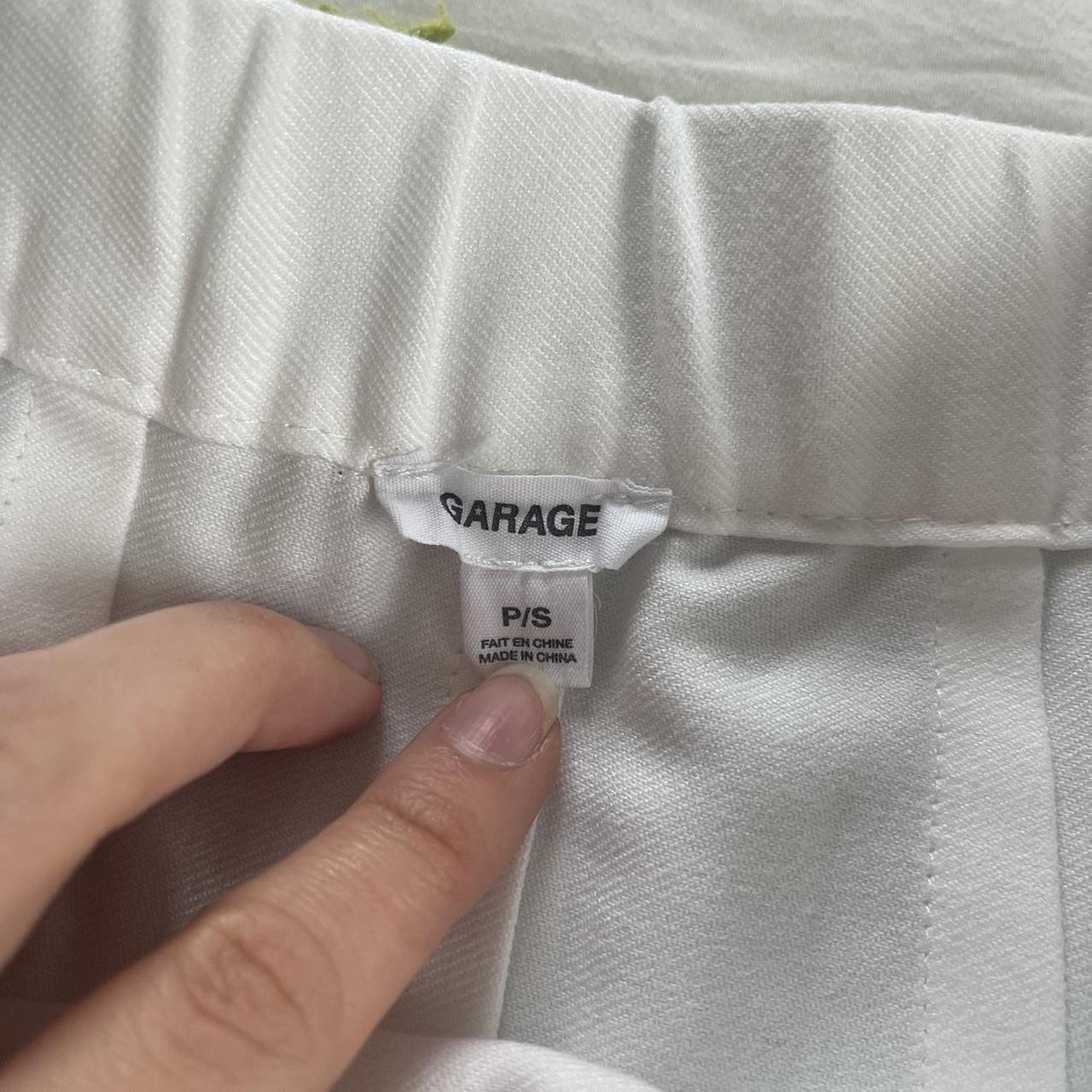 Garage Women's White Skirt Depop