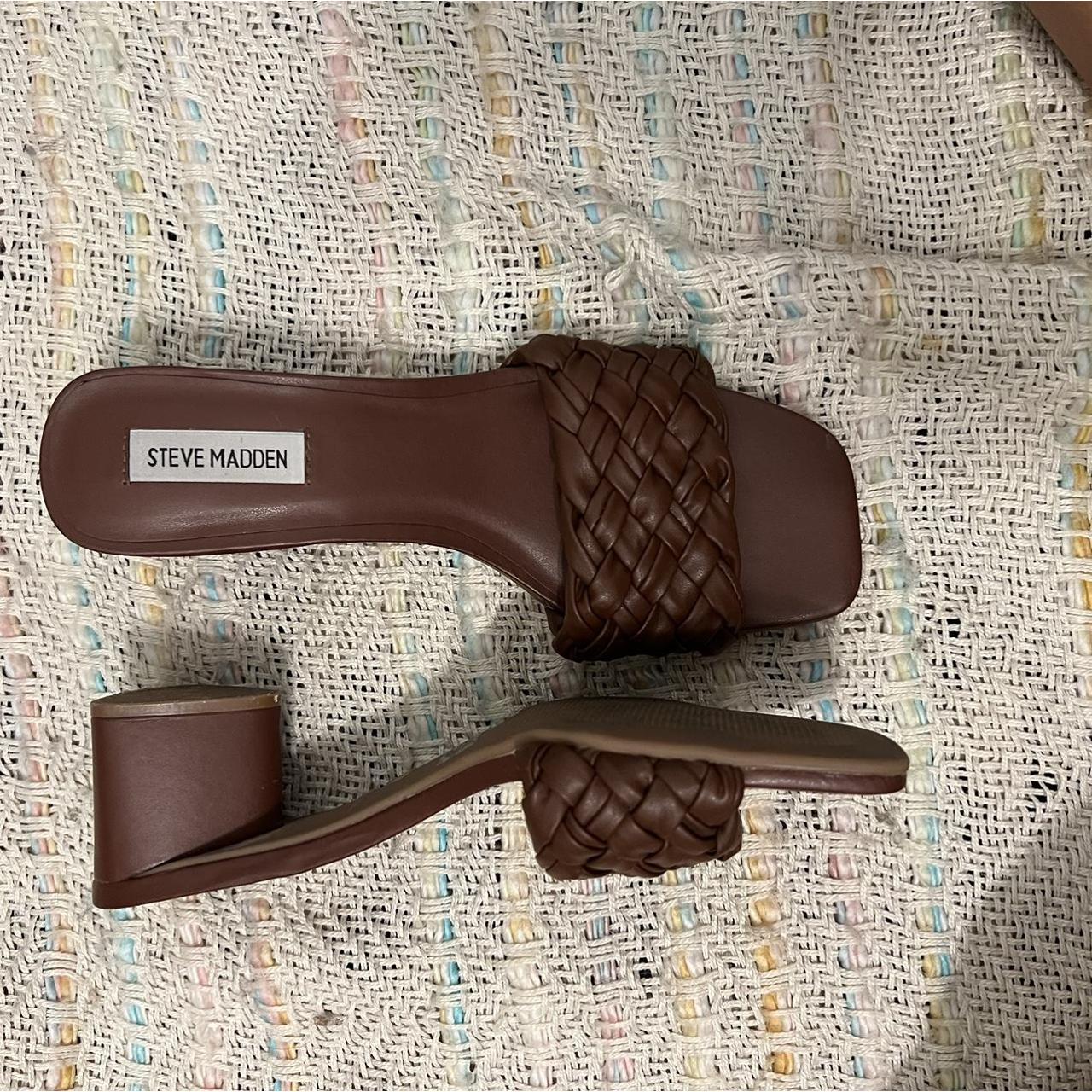 steve madden 2 strap heels