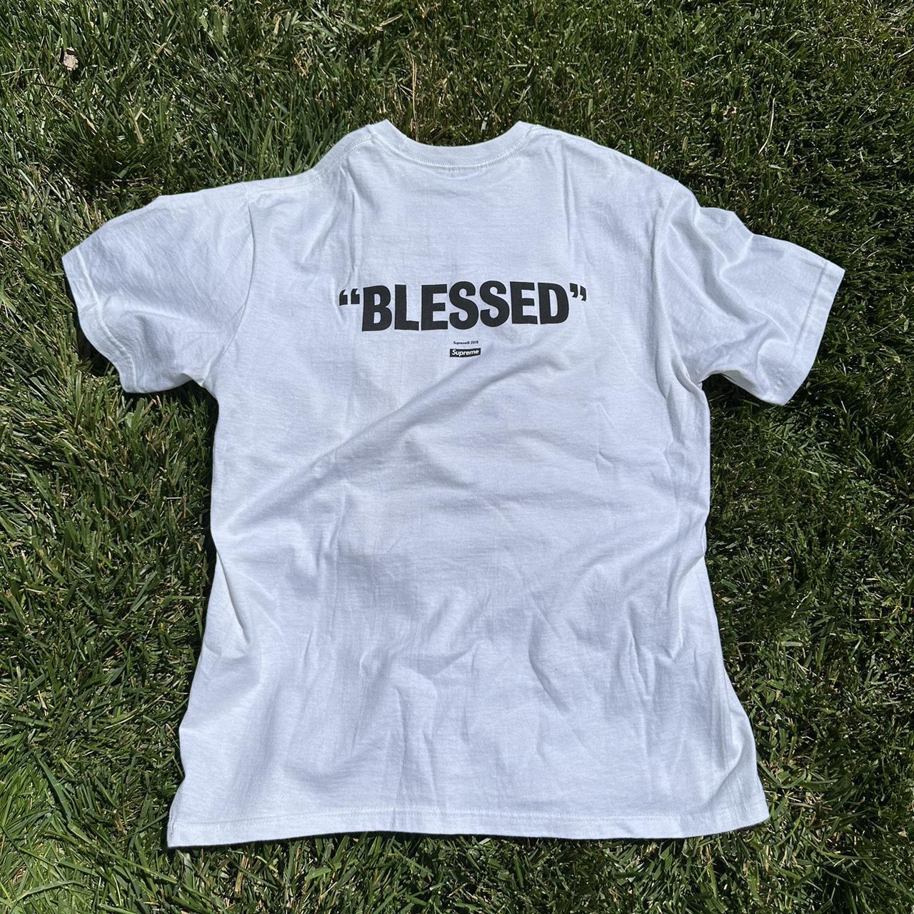 Supreme blessed tee Tagged medium but fits a little. Depop