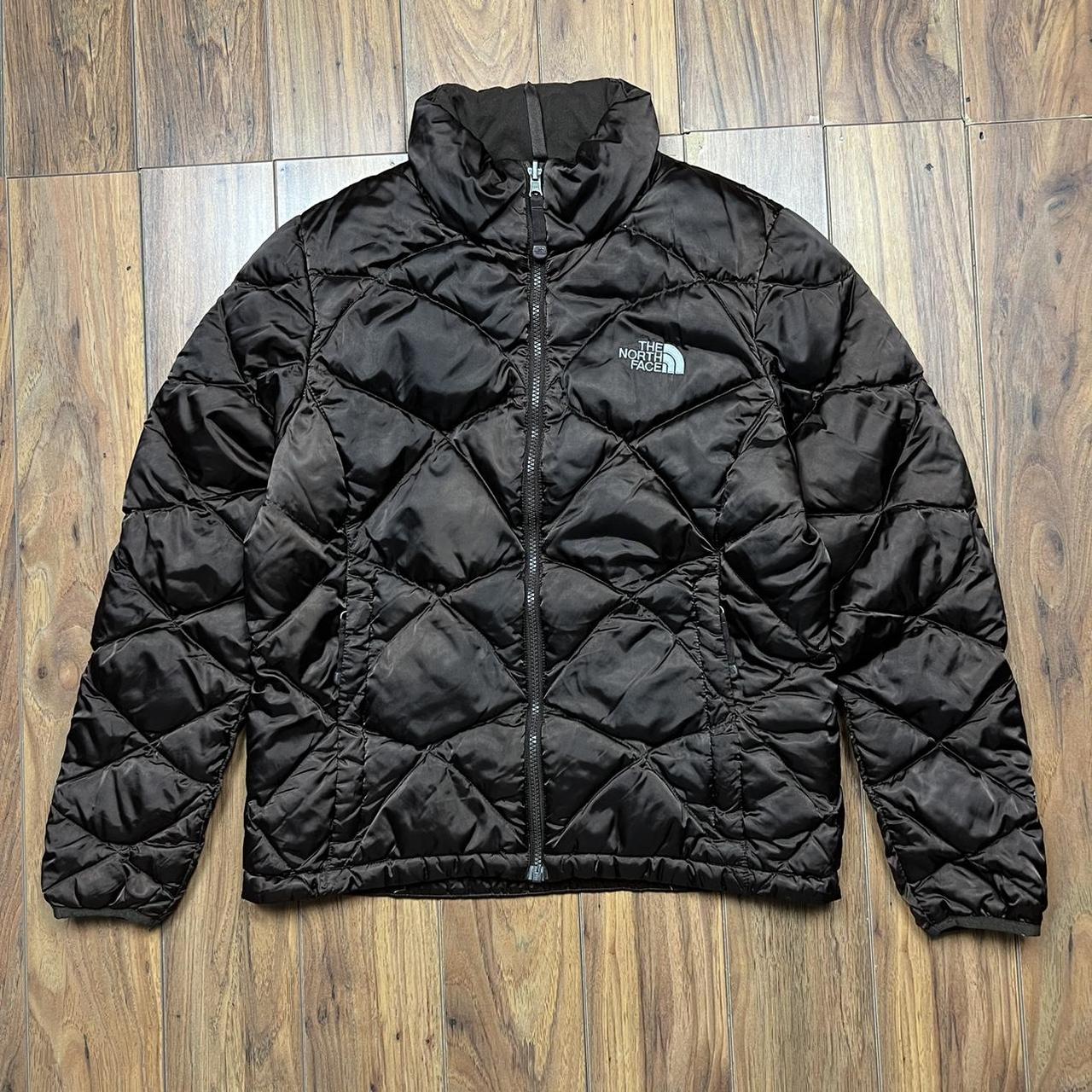 The North Face Women's Brown and White Jacket | Depop