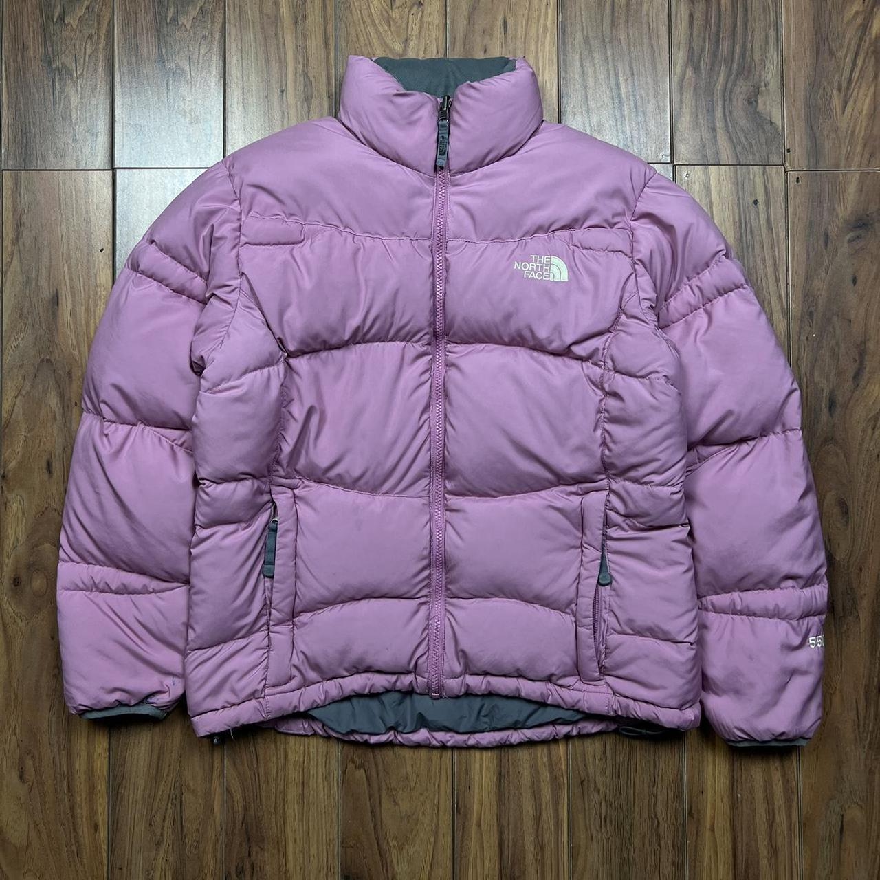 y2k The North Face Pink Nuptse 700 Puffer Jacket -... - Depop