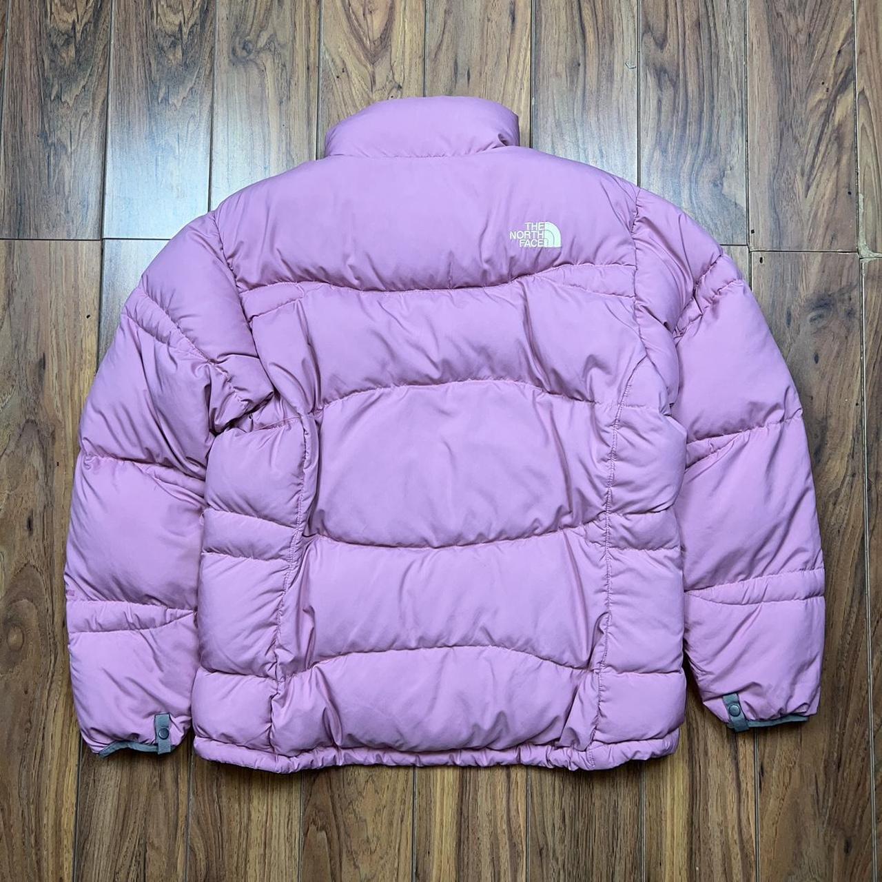 y2k The North Face Pink Nuptse 700 Puffer Jacket -... - Depop