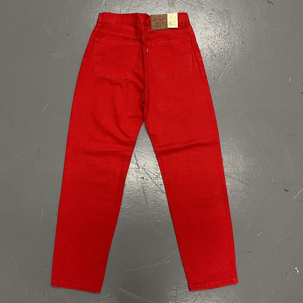 Levi's Women's Red and Brown Jeans | Depop