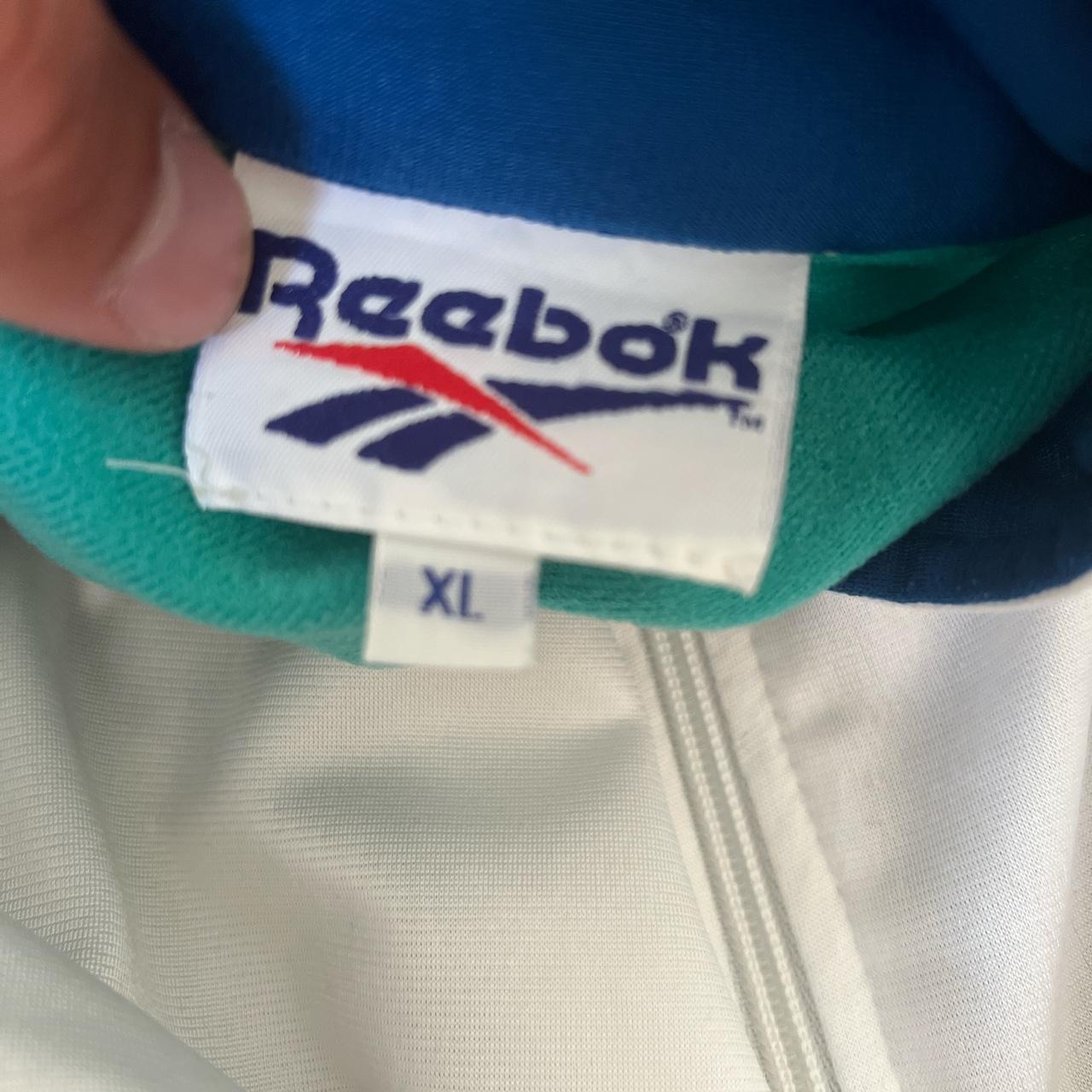 Vintage 1990s Reebok Festival Jacket Tapered... - Depop