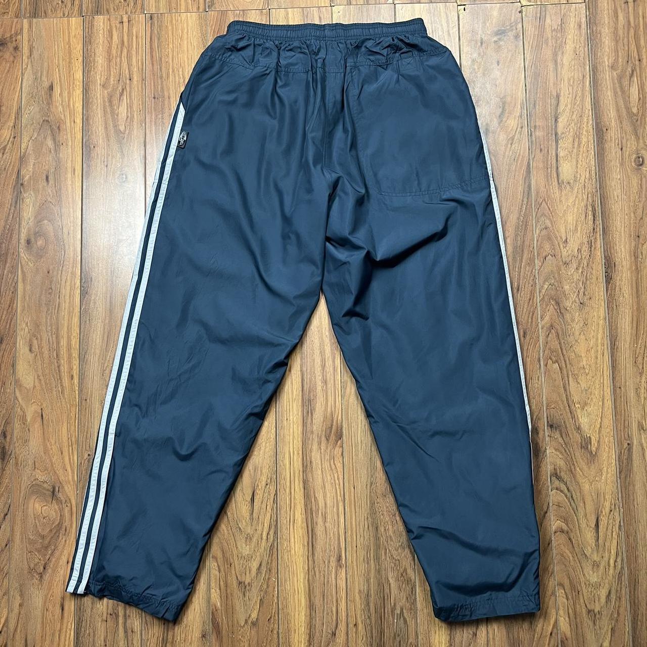 Early 2000’s Y2K Adidas Track Pants Shell Bottoms... - Depop