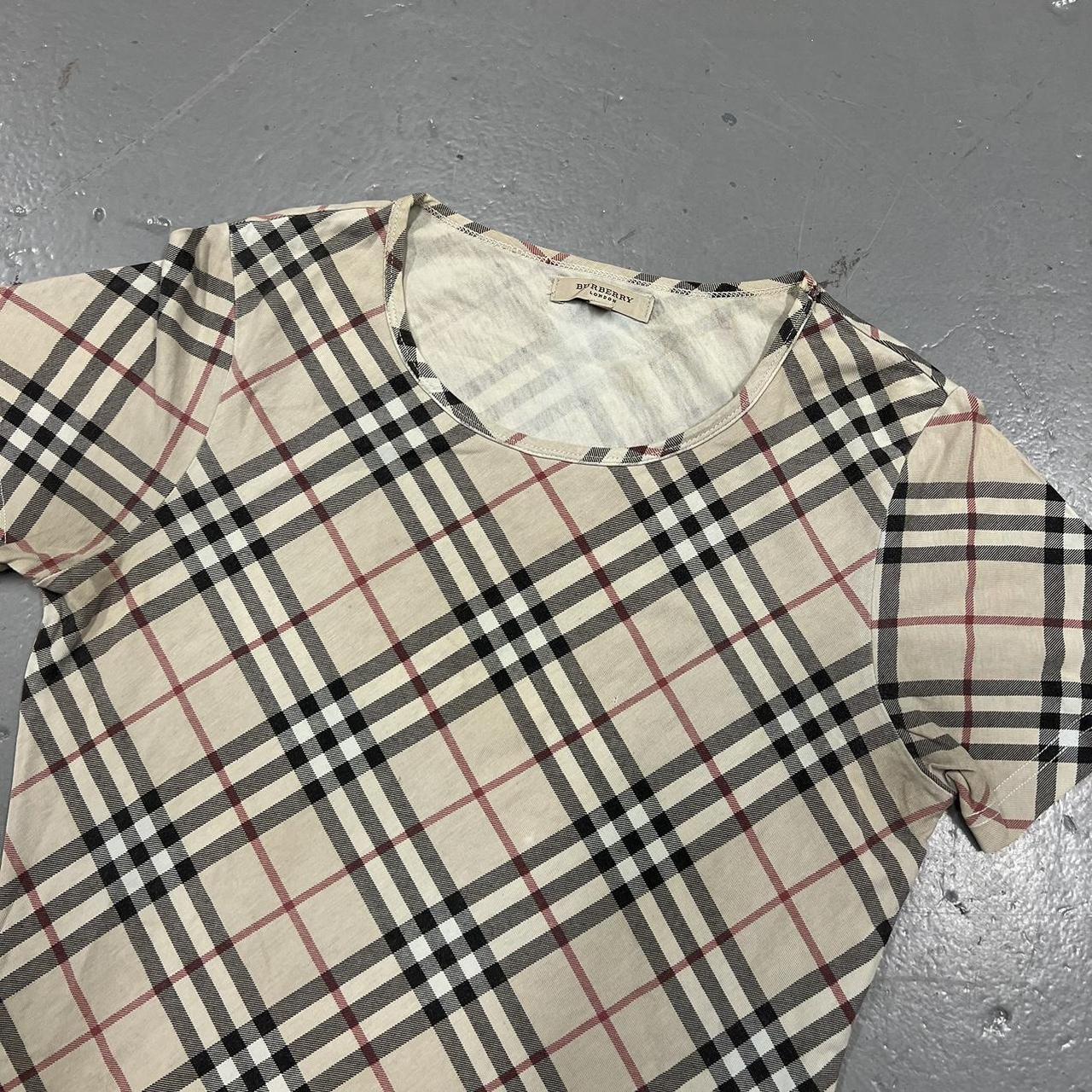 大人上品なおすすめコーデ Nova Burberry Y2K Check Depop | print over All - T-shirt トップス