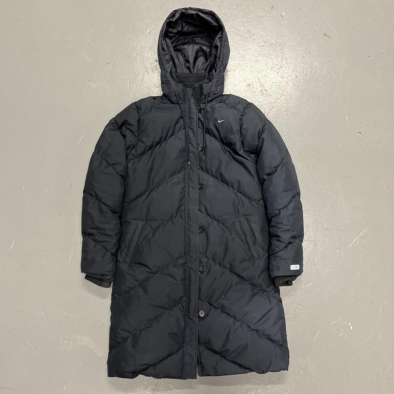 nike full length puffer coat