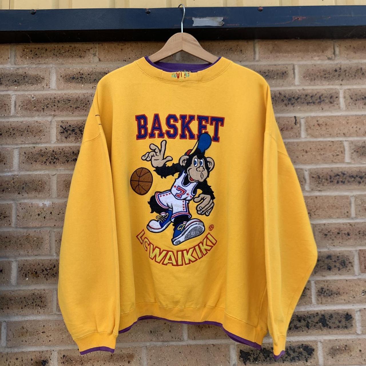 Vintage 90s French Designer LC. Waikiki sweatshirt | Depop