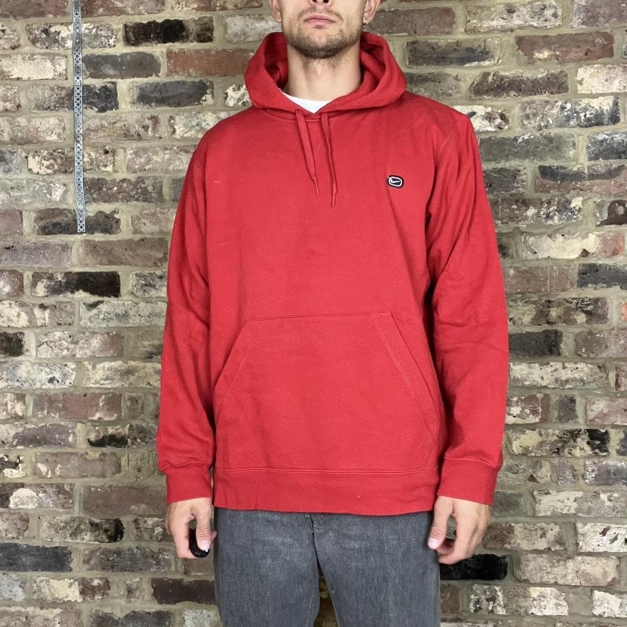 Red nike hoodie men online