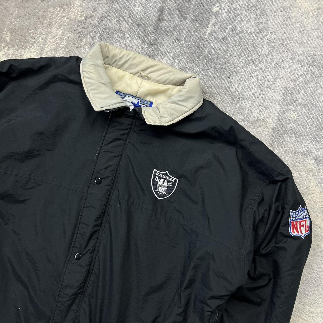 Vintage 90s Oakland Raiders Starter Jacket - Size: | Depop Vintage 90s Oakland Raiders Starter Jacket - Size: | Depop
