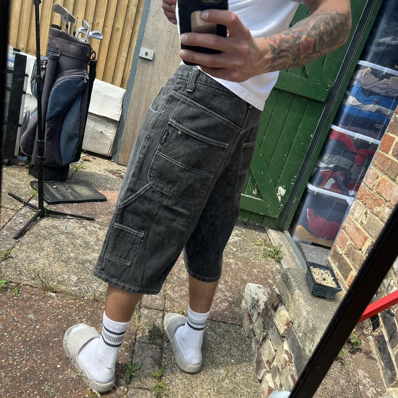 Vintage Rocawear Jorts 90s denim Hip Hop Carpenter | Depop