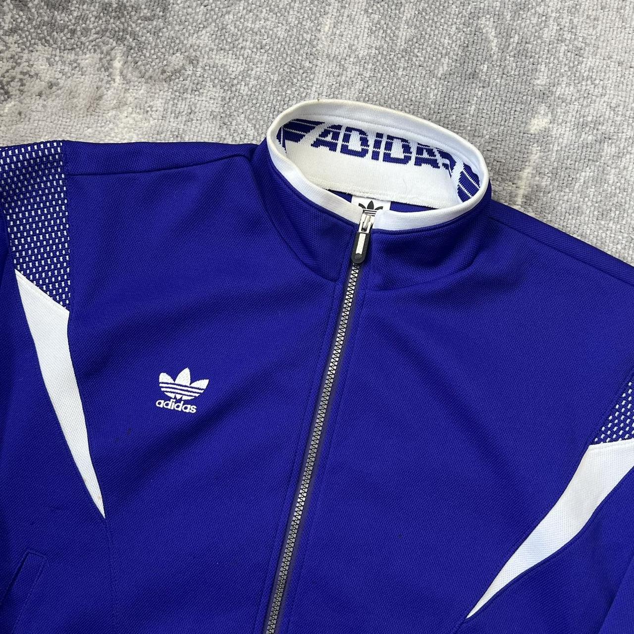 Vintage Purple Adidas Trefoil Track Jacket Mid 80s | Depop