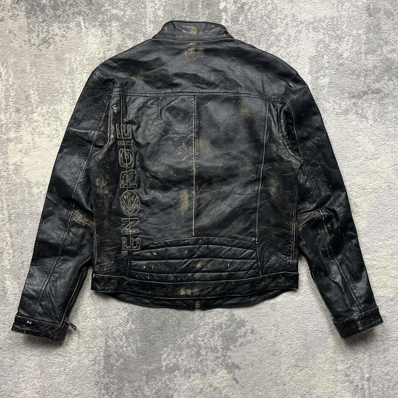 ジャケット・アウター vintage made in ITALY GHEZZI leather jkt Vintage Moda Italia Bellagio Black Leather Jacket Women's