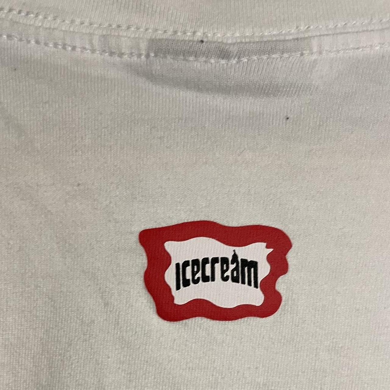 ICECREAM Men's White and Blue T-shirt | Depop