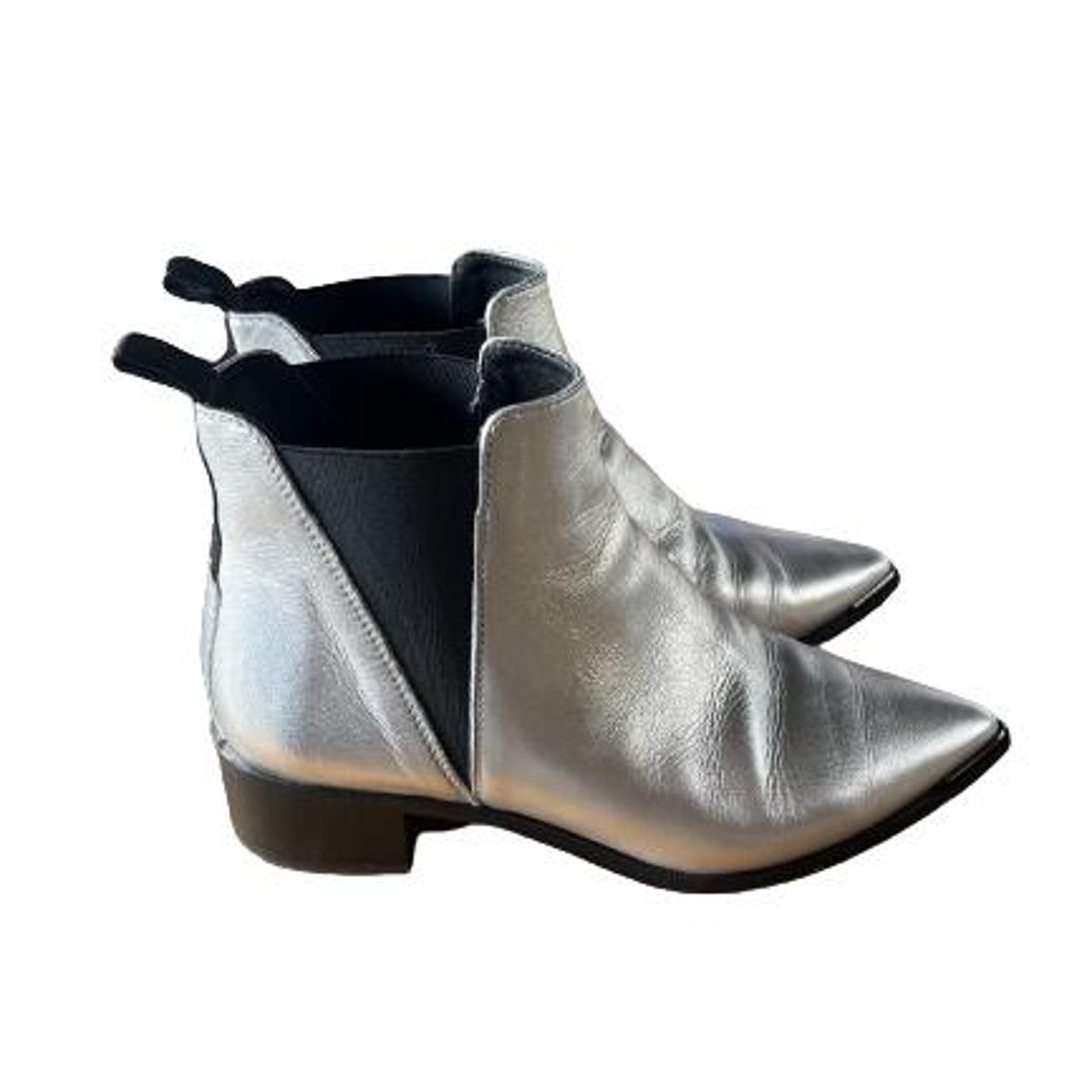 Acne silver outlet boots