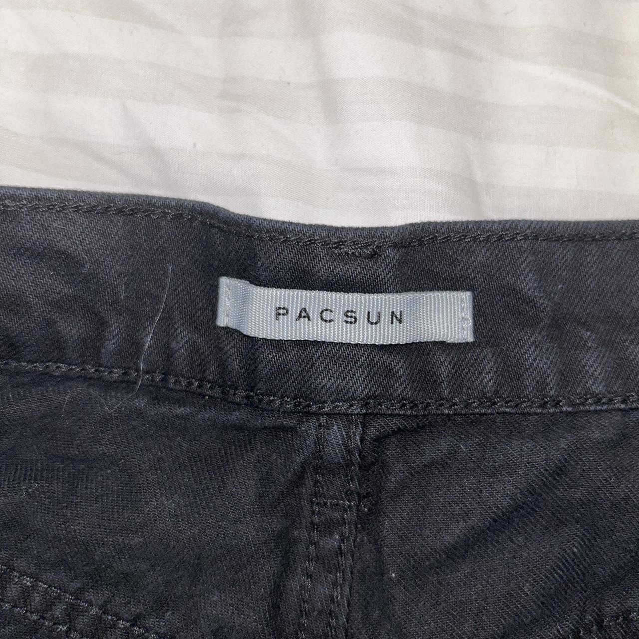 Pacsun Ripped Baggy Jeans - raw hem - like new -... - Depop