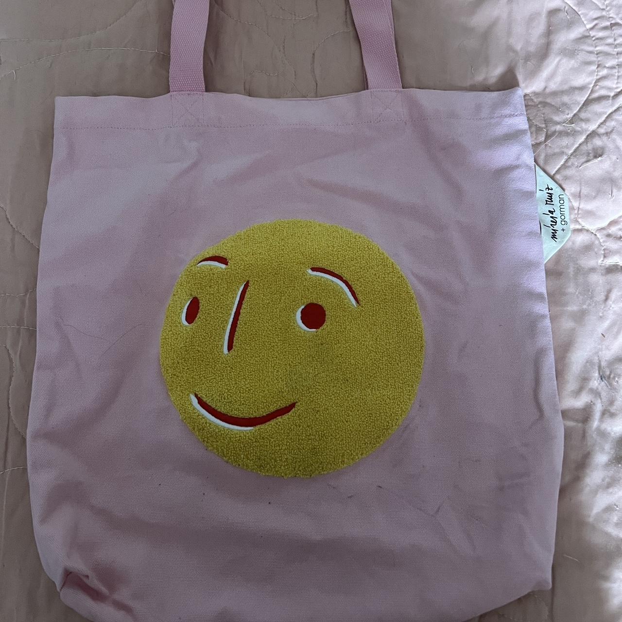 Gorman Smiley tote Some marks from wear on yellow... - Depop