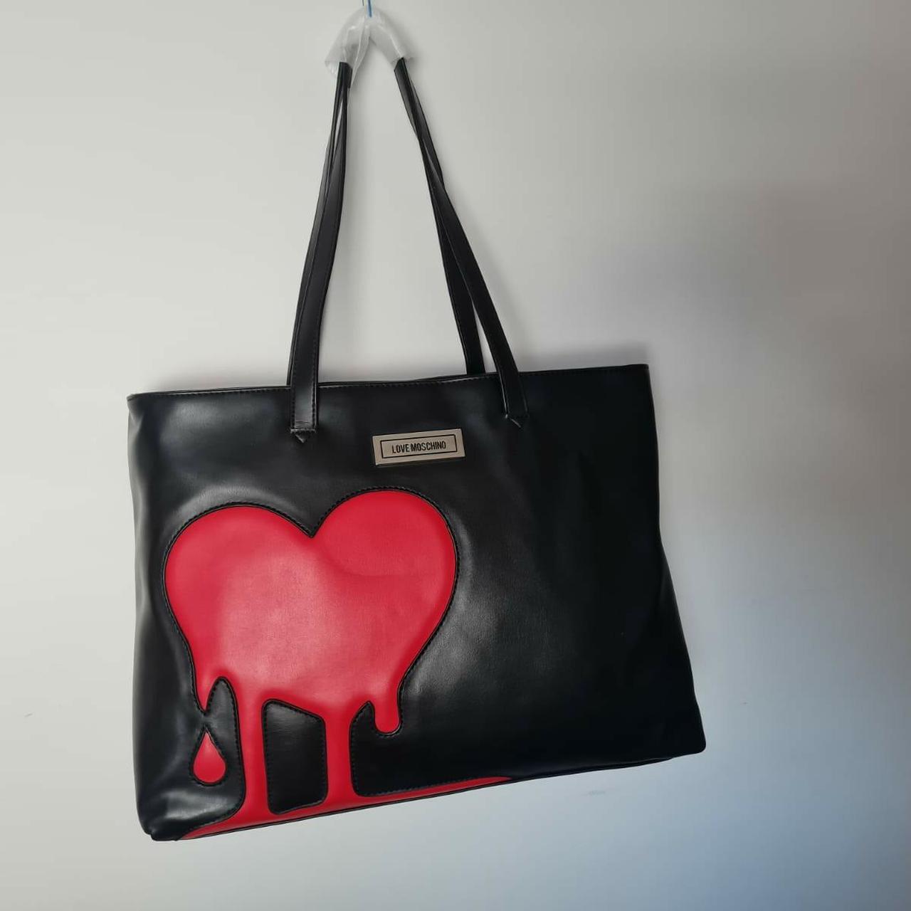 Love moschino discount dripping heart bag