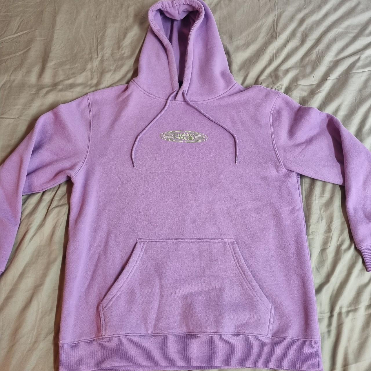 Snake hole purple hoodie. Size L ** Please note... - Depop