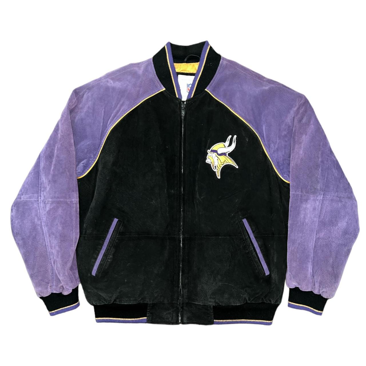 Vintage G-III Minnesota Vikings Varsity Jacket Size - Depop