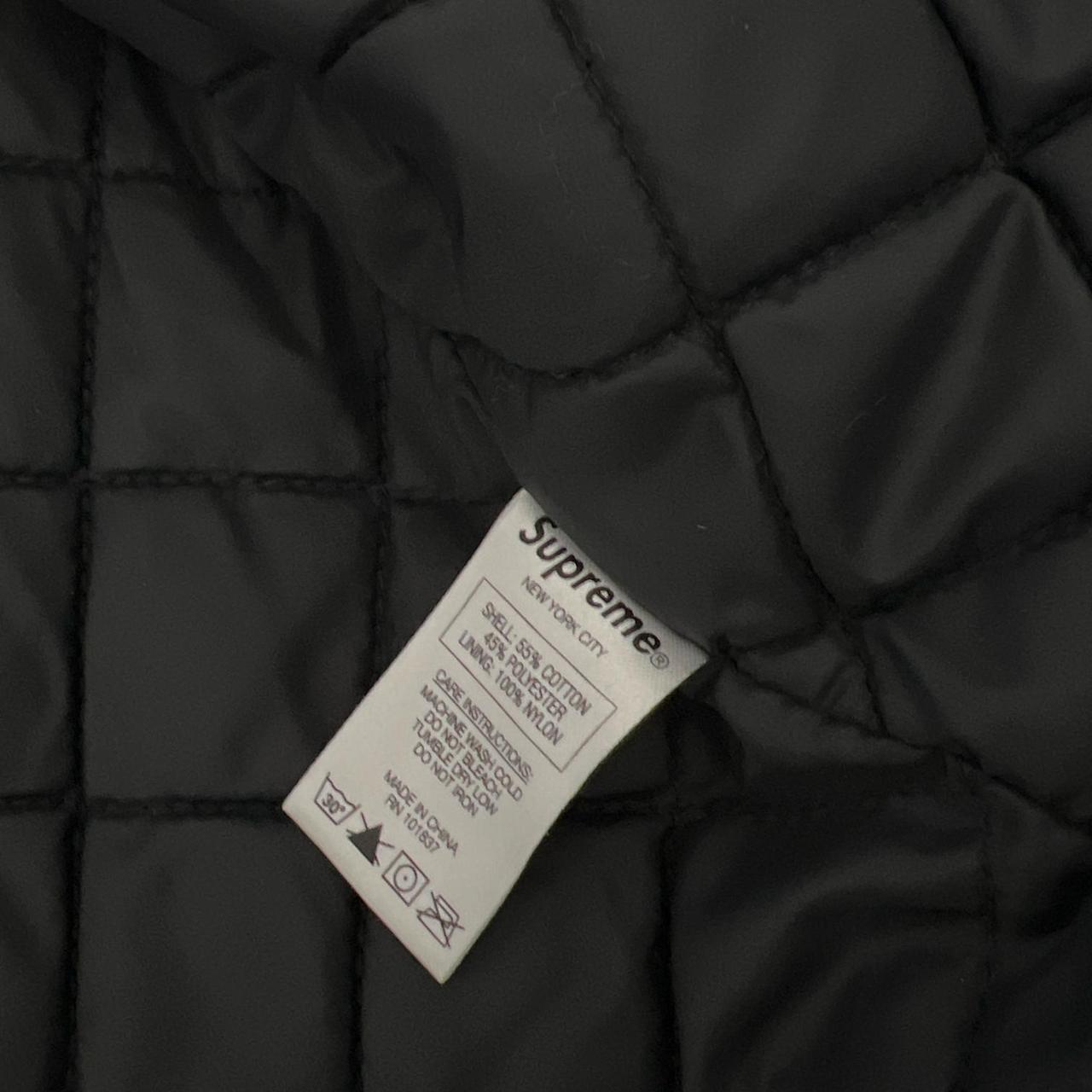 Supreme thrasher poplin clearance crew jacket black