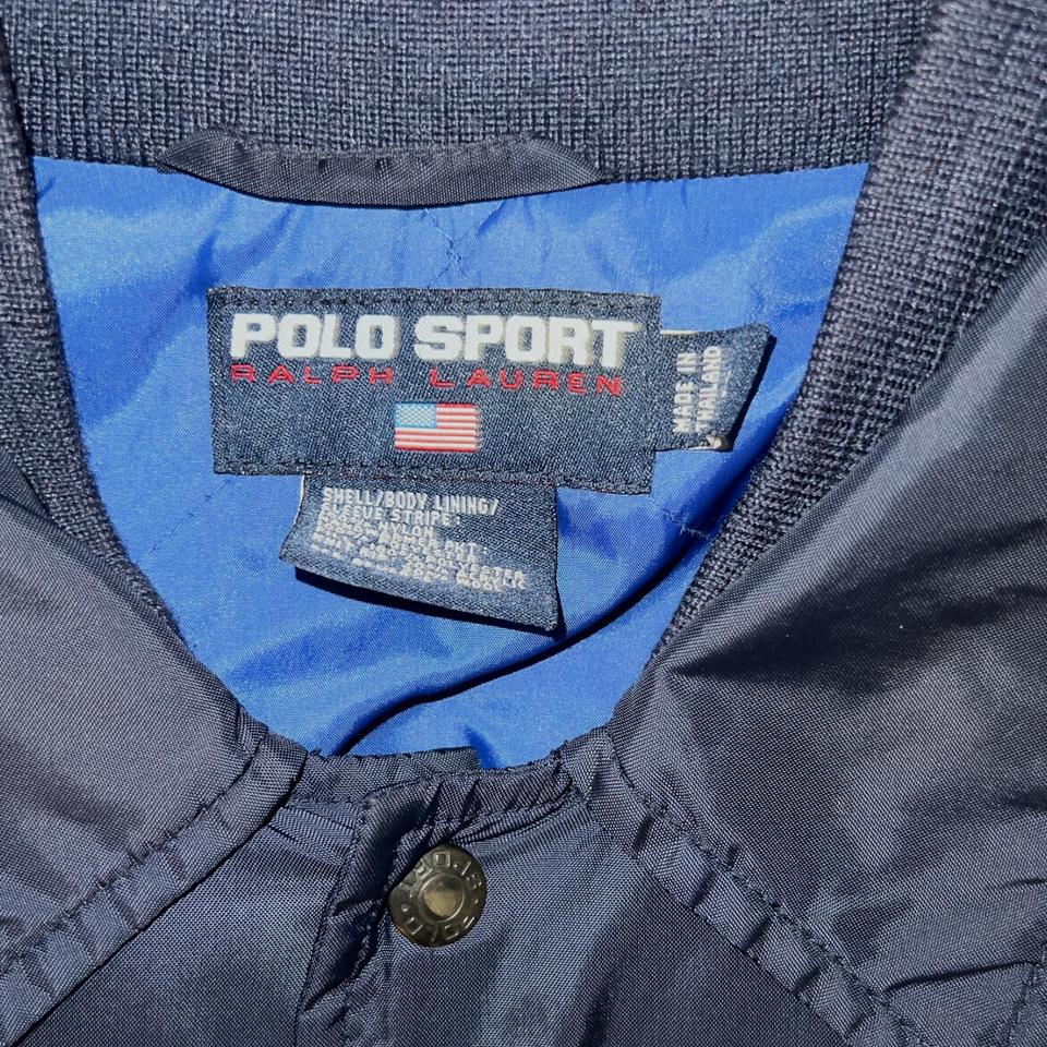 Vintage Polo Sport Ralph Lauren Coach Jacket Size... - Depop