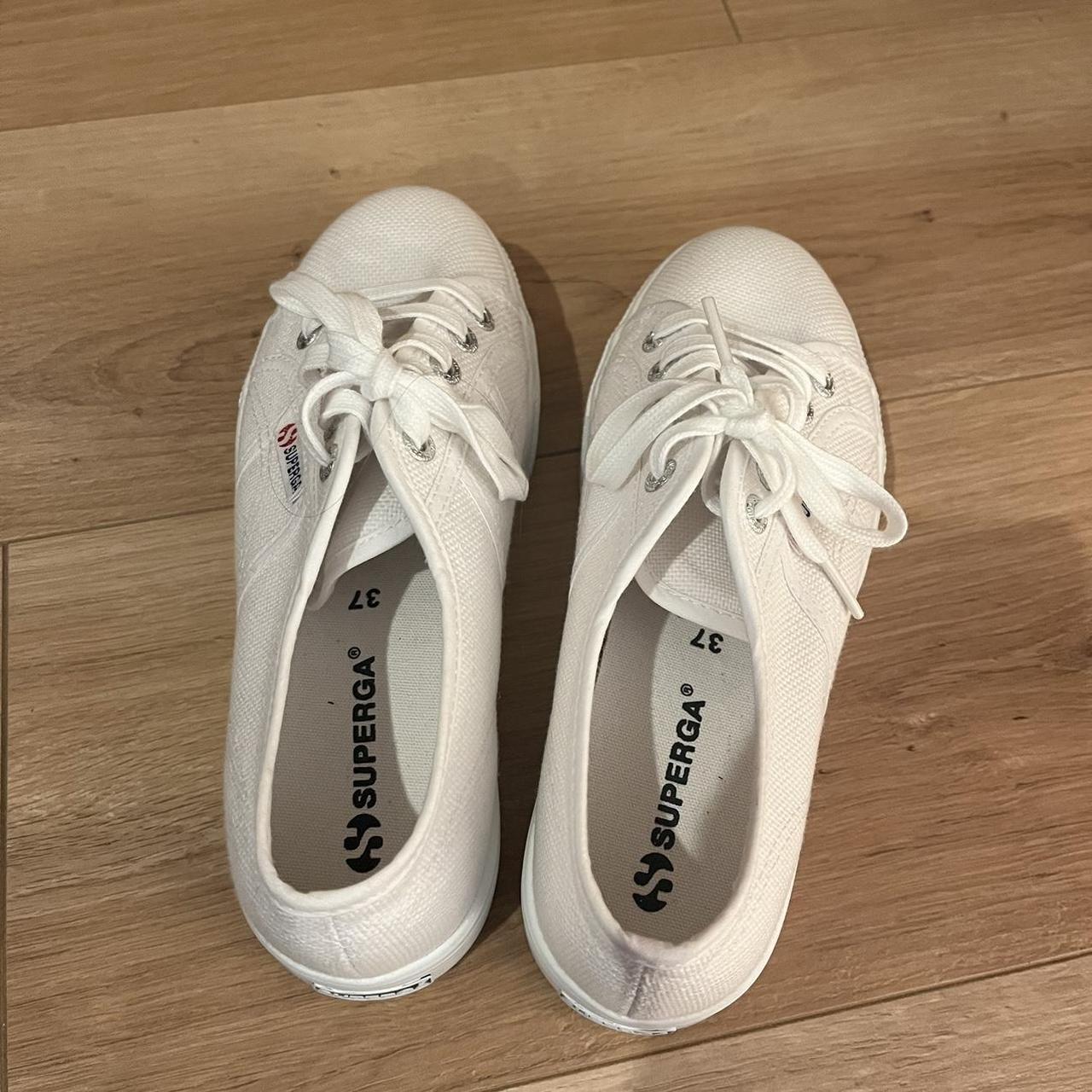 superga white platform