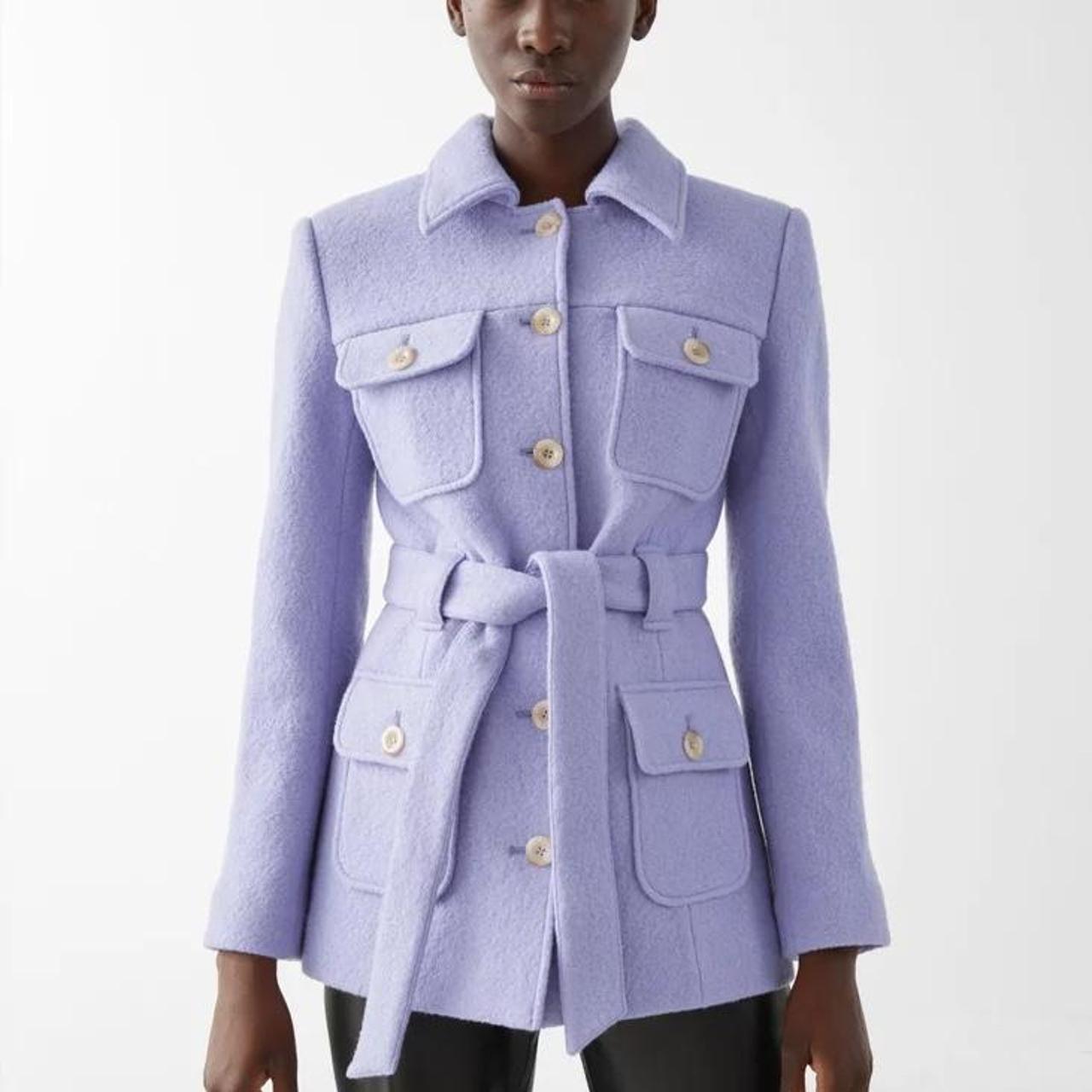 Purple wool jacket online